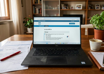 Assegno unico INPS visualizzato nell’area MyINPS con notifiche pagamenti bloccati