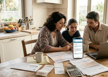 Famiglia consulta app INPS per calendario Assegno unico maggio 2026
