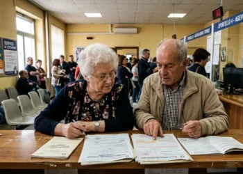 Anziani allo sportello per richiedere bonus e agevolazioni economiche nel 2026.