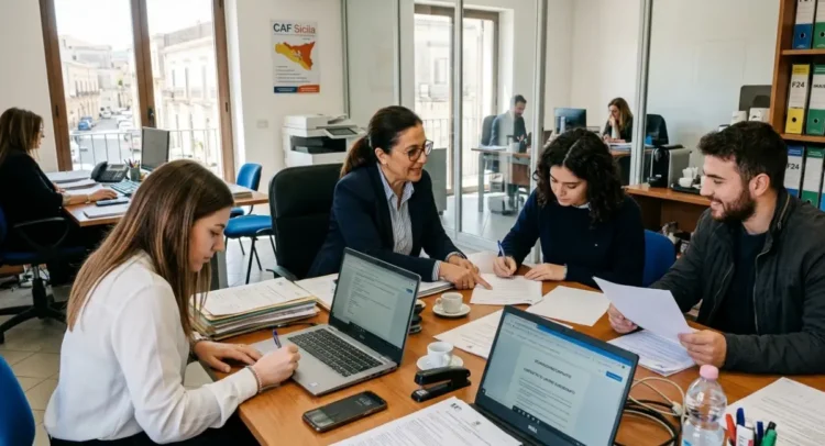 Ufficio aziendale con giovani lavoratori durante assunzioni incentivate ZES 2026
