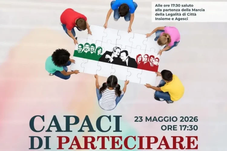 Manifestazione per la legalità davanti al Palazzo di Giustizia di Catania