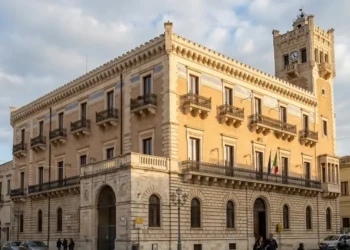 Veduta esterna del Palazzo Municipale di Ispica