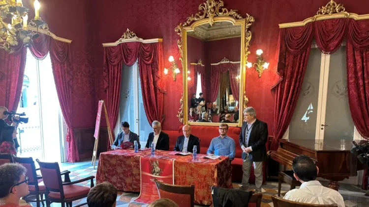La conferenza stampa di presentazione della festa di San Giorgio al Circolo di conversazione di Ragusa