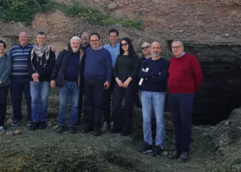 Sindaco Ferrarello e tecnici alla consegna lavori santuario Monte Alburchia Gangi 2026