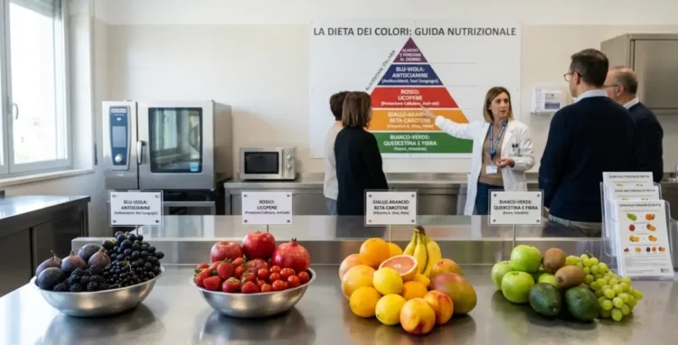 consumo frutta salute colori frutta varietà alimentare su tavolo