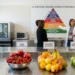 consumo frutta salute colori frutta varietà alimentare su tavolo