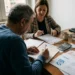 Documenti fiscali su scrivania in ufficio pubblico italiano