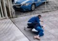 Esterno di un commissariato di Polizia di Stato, luogo dell'arresto del 42enne a Gela per maltrattamenti