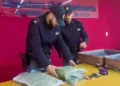 Controllo della Polizia in un garage del centro storico di Gela