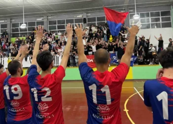 Squadra ASD Giarratana Volley durante una partita di Serie C maschile