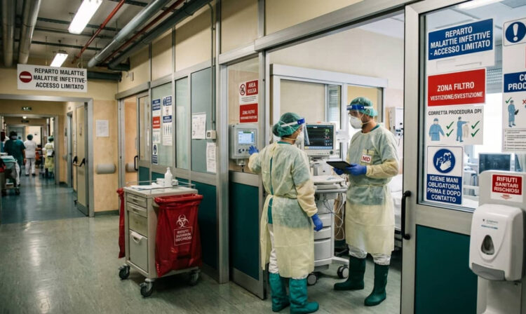 operatori sanitari gestione hantavirus Andes rischio biologico ospedale