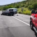 Vigili del Fuoco in azione dopo un incidente sulla SS 115 a Ragusa vicino al ponte Costanzo