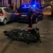 Intervento dei carabinieri dopo l’incidente avvenuto in Corso Italia a Ragusa durante la notte.