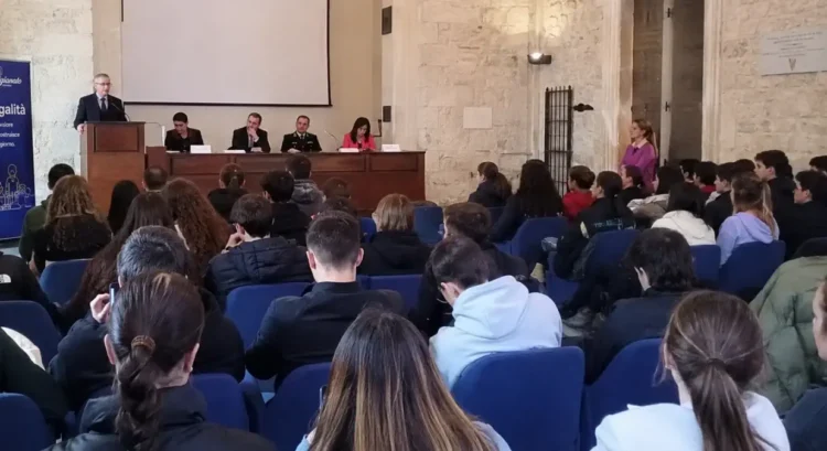 Incontro sulla legalità a Ragusa Ibla con studenti e cittadini all’auditorium San Vincenzo Ferreri.