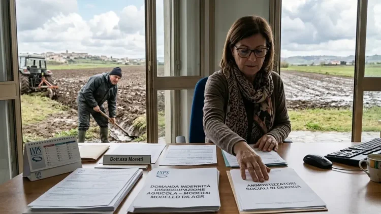 Documenti INPS e lavoratore agricolo dopo eventi meteorologici estremi