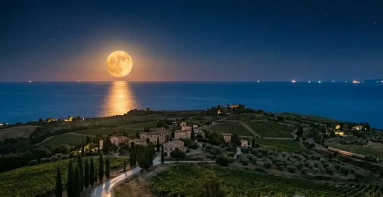 Luna Blu 31 maggio 2026 nel cielo notturno italiano
