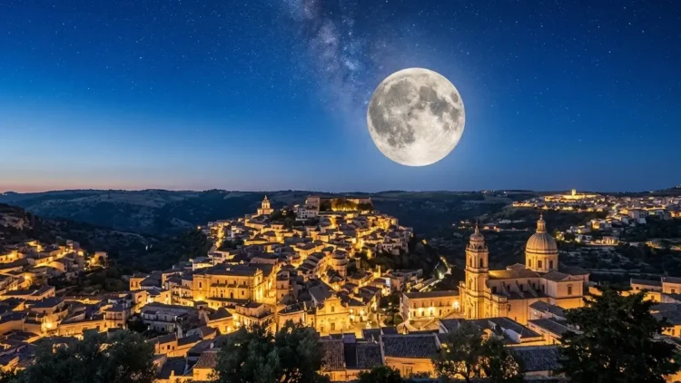 La spettacolare Luna piena di maggio 2026 visibile nel cielo notturno