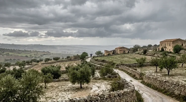 Maltempo Sicilia cielo nuvoloso e piogge sparse previste