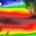 Mappa delle anomalie termiche nel Pacifico che annuncia un'estate rovente El Niño per il 2026.