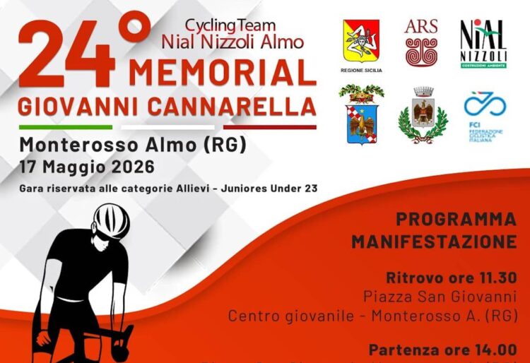 Monterosso Almo ciclismo Cannarella gara nel borgo montano