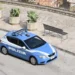 Auto della Polizia di Stato durante un intervento a Modica