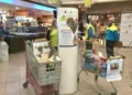 Volontari Misericordia Modica raccolta alimentare Conad Le Liccumie