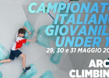 Atleti della Red Rock durante allenamento di arrampicata sportiva