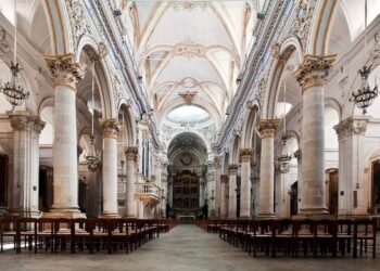 Modica restauro San Giorgio nel Duomo barocco cittadino