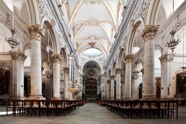Modica restauro San Giorgio nel Duomo barocco cittadino