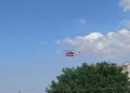 Soccorso con elicottero Vigili del Fuoco in scarpata a Modica