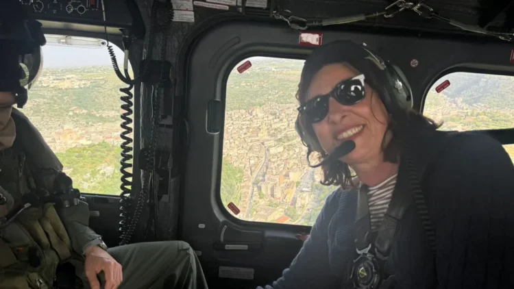 Vista aerea di Modica durante il sorvolo dell'Aeronautica Militare, progetto scuole provincia Ragusa