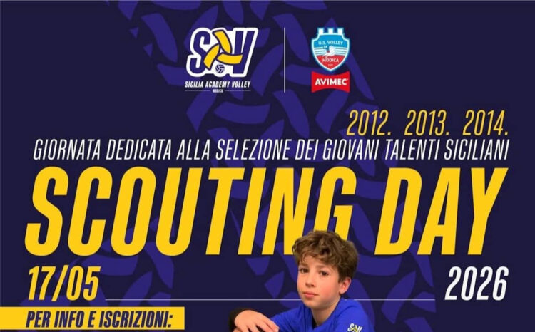 Giovani atleti al PalaRizza di Modica durante lo scouting volley giovanile