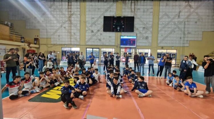 Modica volley under13 durante la Final Six regionale