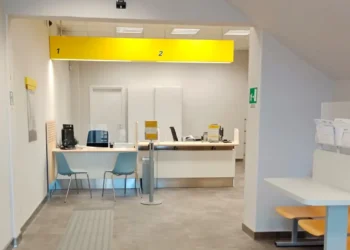 Ufficio postale Polis di Monterosso Almo dopo i lavori di ristrutturazione