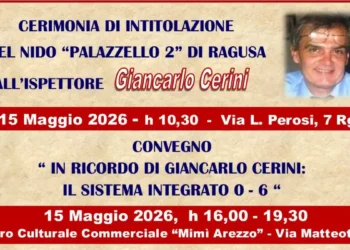Ragusa intitola il nido Palazzello 2 a Giancarlo Cerini il 15 maggio