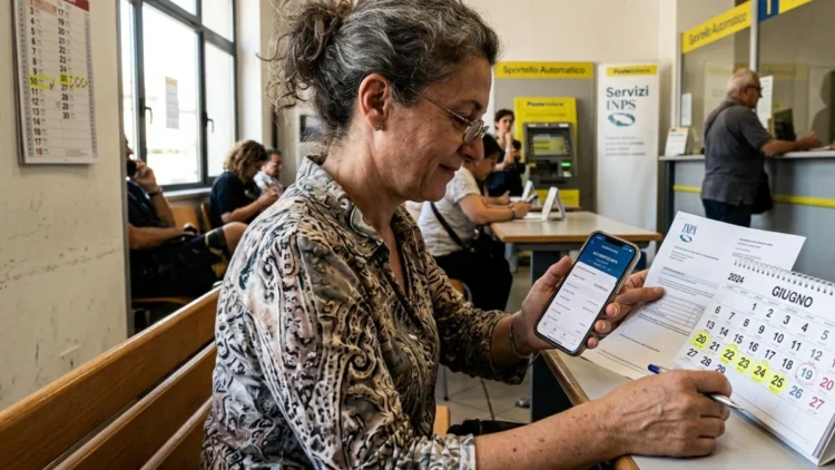 Calendario pagamenti INPS giugno 2026 con pensioni, Naspi e assegni familiari