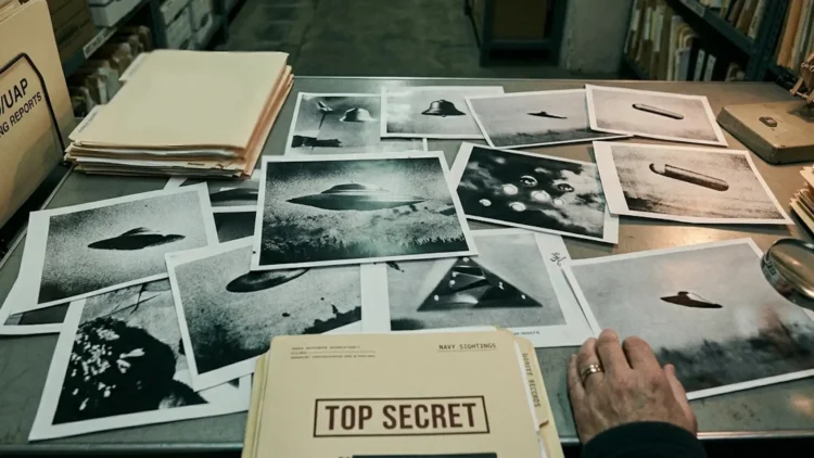 Archivio del Pentagono con documenti Ufo appena declassificati.