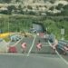 Cantiere del ponte Ippari a Vittoria vicino via della Fratellanza