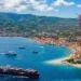 Panorama dello Stretto di Messina tra Sicilia e Calabria coinvolto nel progetto del Ponte sullo Stretto.