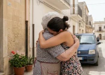 Pozzallo truffa abbraccio davanti a una casa nel centro abitato