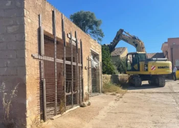 Cantiere del Villaggio della Solidarietà a Pozzallo in contrada Scaro
