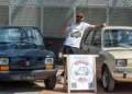 Esposizione di Fiat 126 d'epoca durante il Motor Days a Ragusa