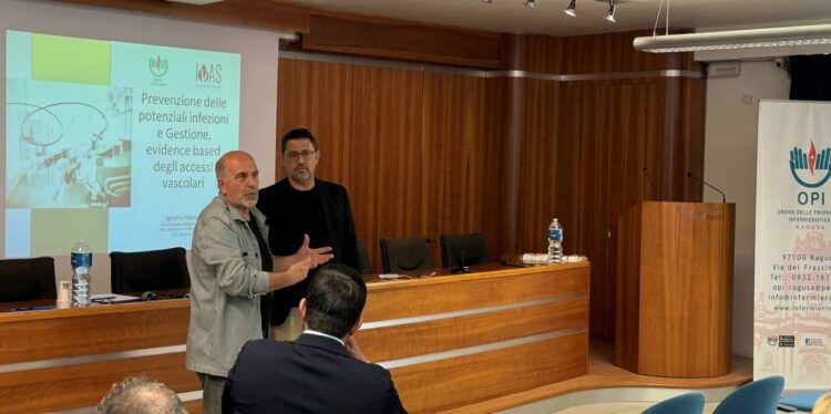 Accessi vascolari Ragusa durante corso formativo per infermieri dell’Opi