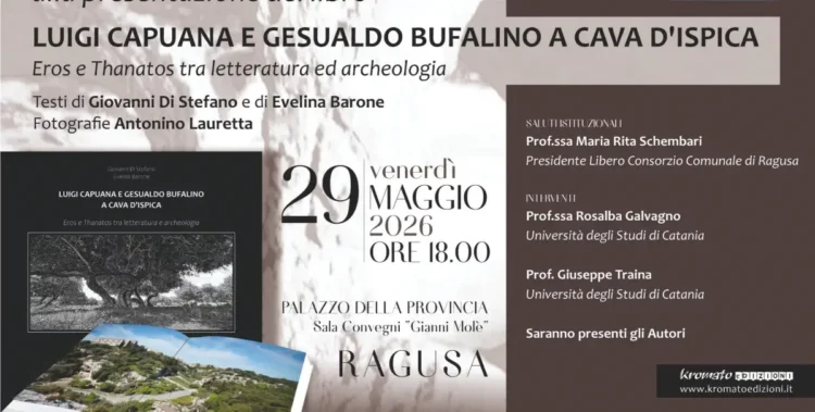 Presentazione a Ragusa del libro dedicato a Cava d’Ispica e Bufalino