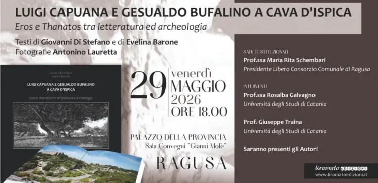 Presentazione libro Capuana Bufalino sala Molè Ragusa