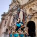 Fedeli a Ragusa durante la processione Madonna Medaglia nel centro storico
