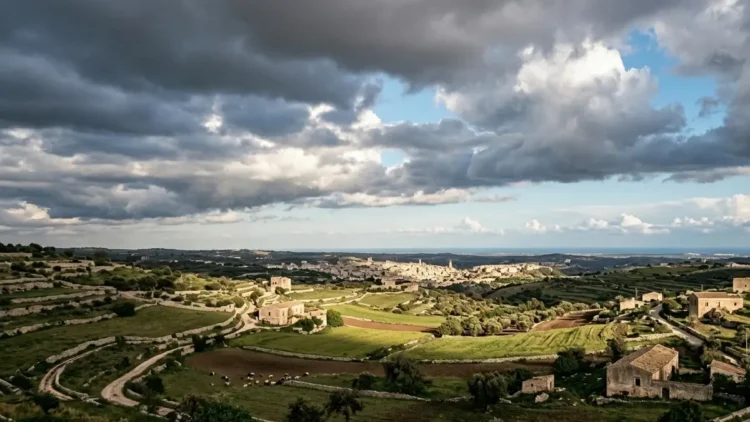 Maltempo Sicilia cielo nuvoloso e variazioni meteo Ragusa