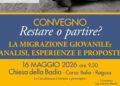 Ragusa migrazione giovanile convegno alla Chiesa della Badia