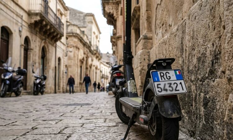 Nuove regole Ragusa monopattini targa nel centro urbano
