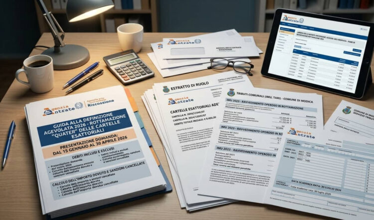 Cartelle fiscali e documenti relativi alla rottamazione tributi locali 2026